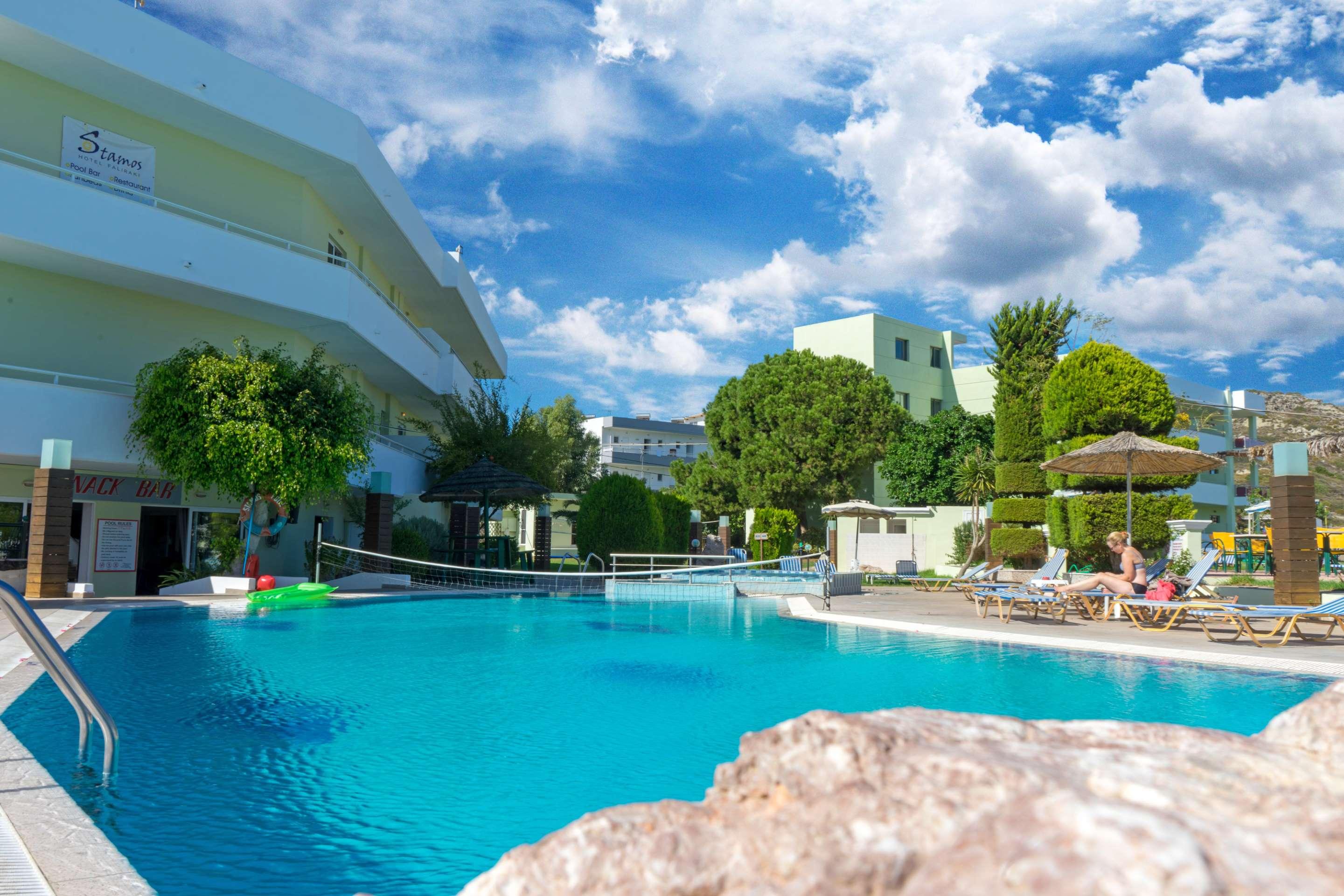Stamos Hotel Faliraki Exterior foto